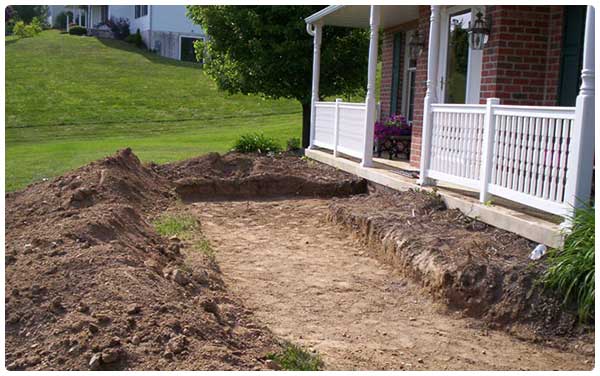 Affordable Landscaping Design — Ground Before Putting Sod in Lin, PA