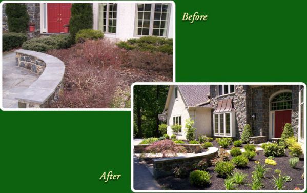 Landscaping Design  — Landscape Design Before and After in Lin, PA