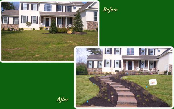 Natural Stone — Pathway Stones Installation in Lin, PA